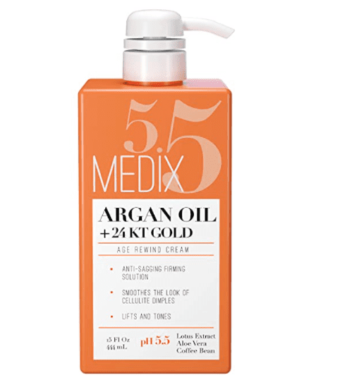 Medix 5.5 Argan Oil Cream with 24kt Gold. Anti-sagging firming cream